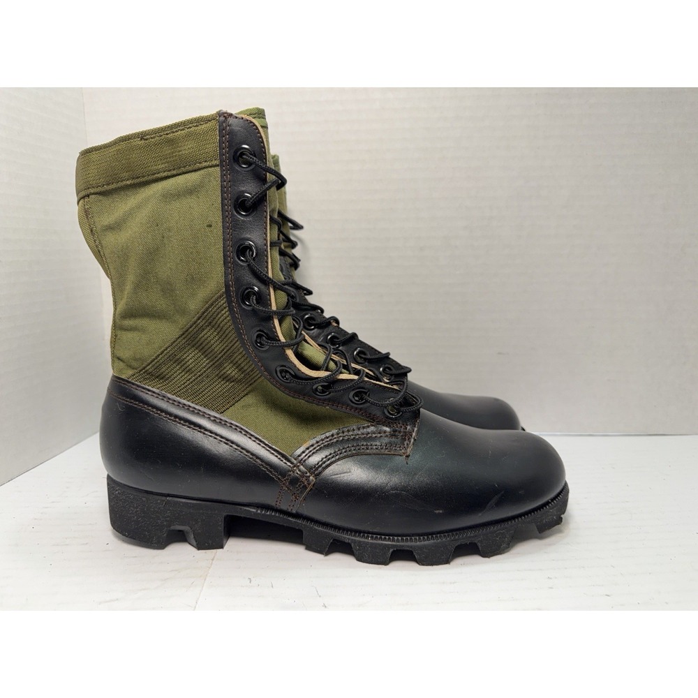 Vintage May 1968 US Military Jungle Boots Spike Protector Size 9R NEW! Addison